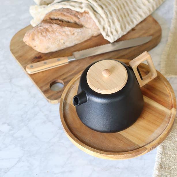 Ogo Living Viggo Cast Iron Teapot - Black (1l)