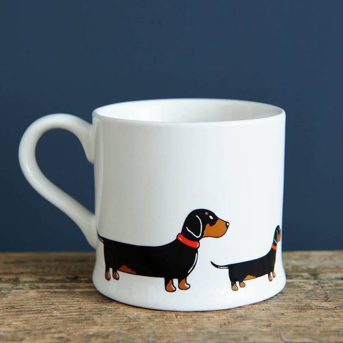Sweet William Mischievous Mutts Dog Mug - Dachshund / Sausage Dog