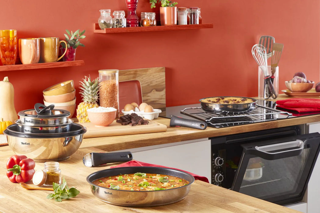 Tefal Ingenio Emotion Induction Stainless Steel Pan Set - (13 Piece)