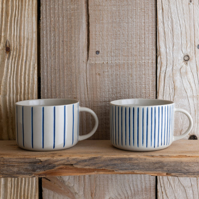 Kindred Yarrow Mug - Brushed Indigo Blue - Large (Set of 2)