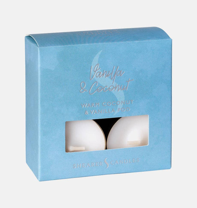Shearer Candles Vanilla and Coconut Tealights