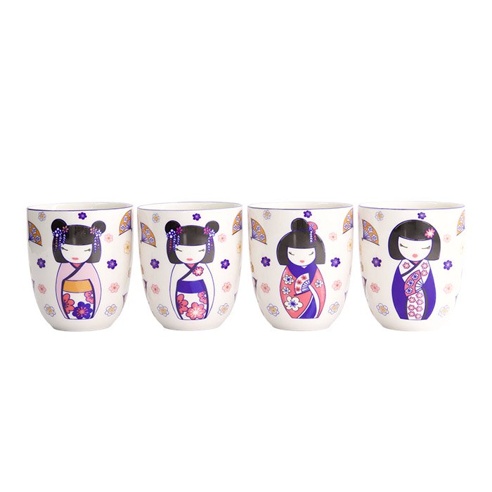 Tokyo Design Studio Kawaii Maiko Mug Giftset (4x170ml)