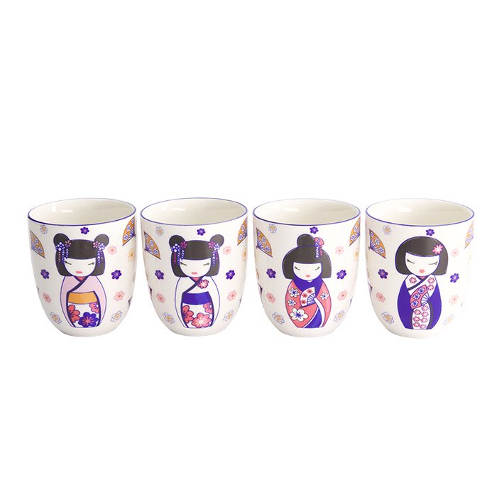 Tokyo Design Studio Kawaii Maiko Mug Giftset (4x170ml)
