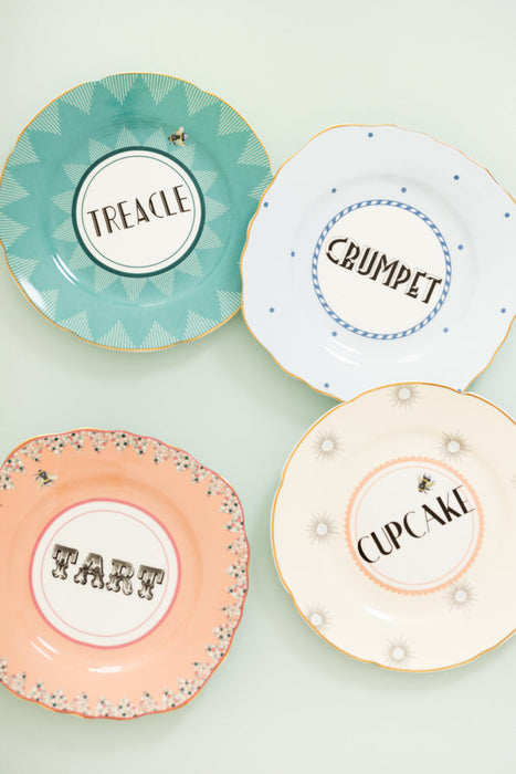 Yvonne Ellen Cheeky Tea Plates - set of 4 (16cm)