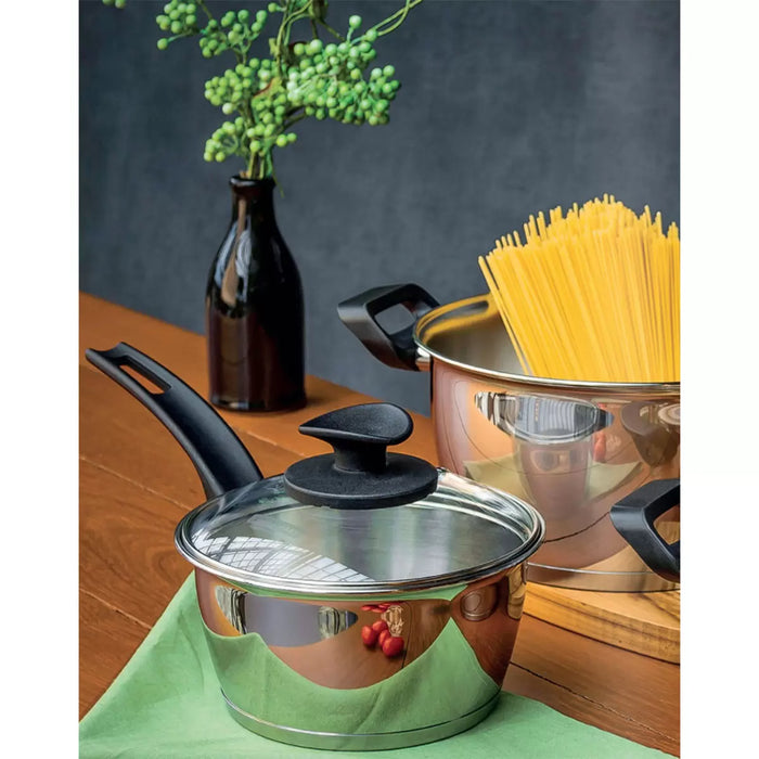 Tramontina Stainless Steel Cookware Set (5 Pieces)