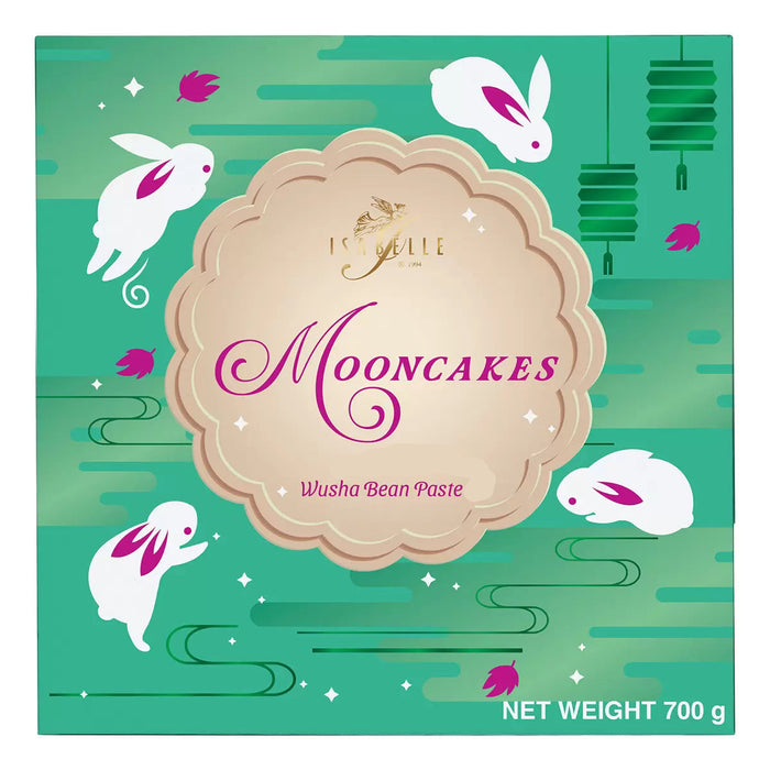 Isabelle Wusha Bean Paste Mooncakes Gift Box (700g)