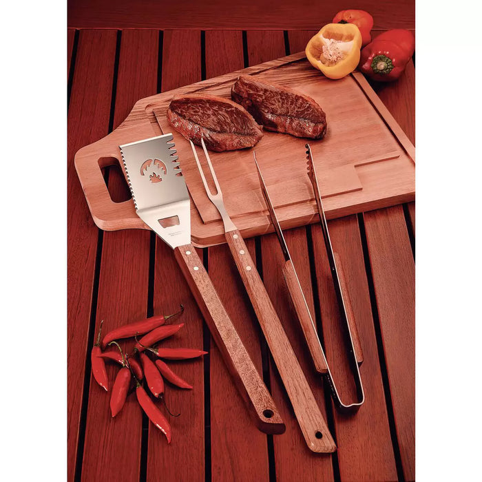 Tramontina BBQ Hardwood Tool Set - 3 Piece