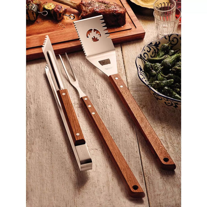 Tramontina BBQ Hardwood Tool Set - 3 Piece