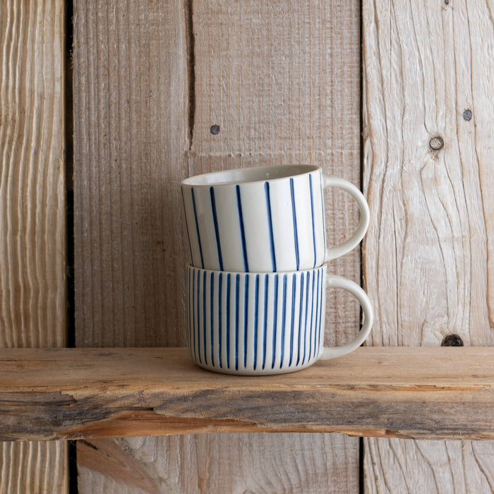 Kindred Yarrow Mug - Brushed Indigo Blue - Medium (Set of 2)