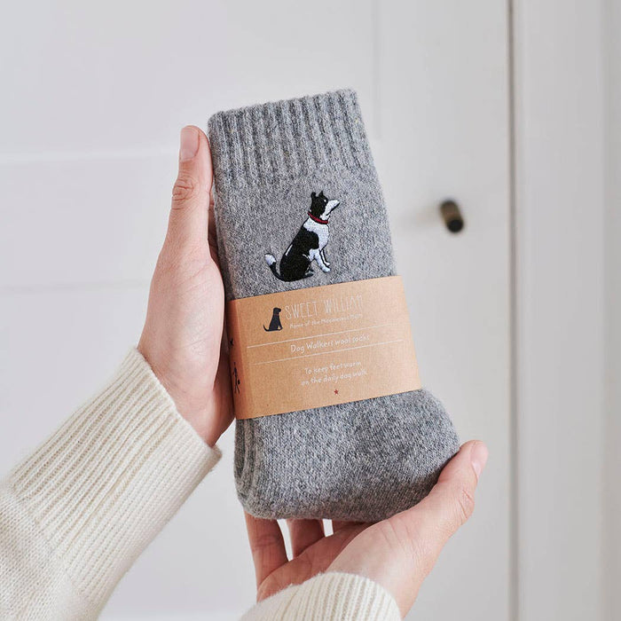 Sweet William Dog Walking Socks - Border Collie