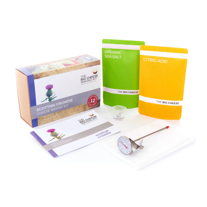 Scottish Crowdie Cheese Making Kit -  Foodie Gift Vegetarian