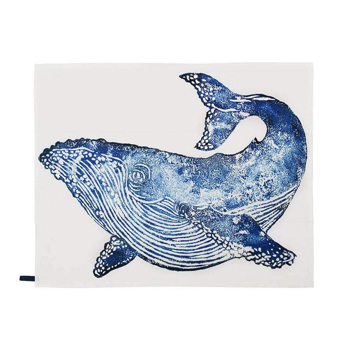 BlissHome - Creatures Tea Towel - Whale and Turtle Towel (set of 2)