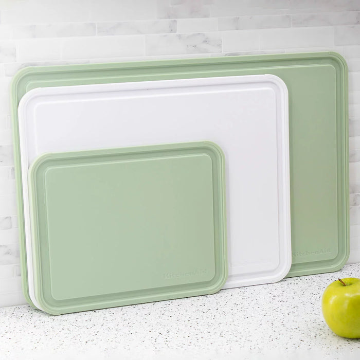 KitchenAid 3-Piece Cutting Board - Green