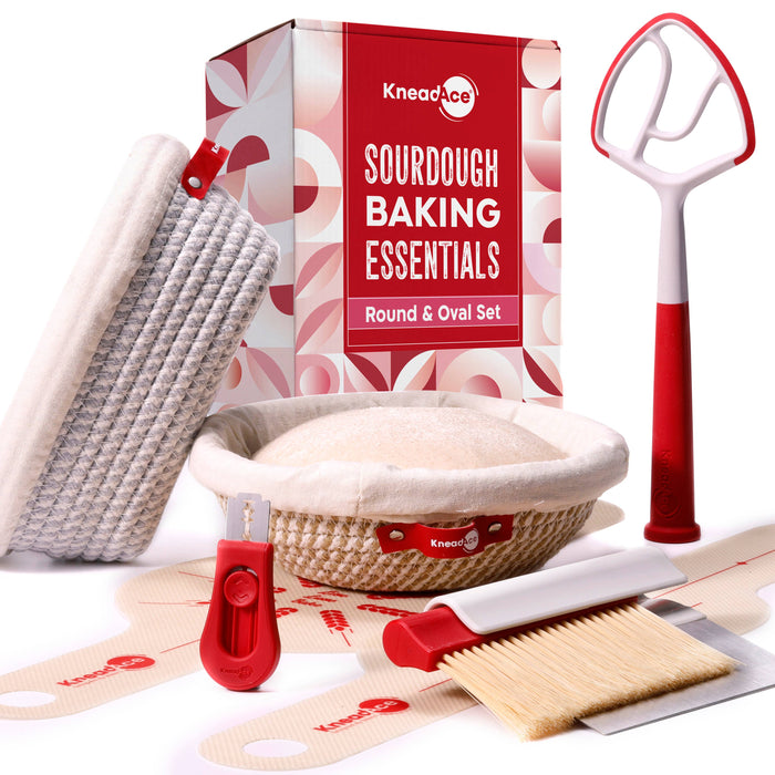 KneadAce Sourdough Essentials - Round & Oval Set