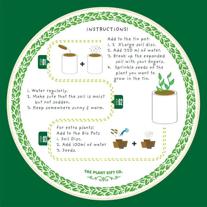 The Plant Gift Co. Red Hot Chilli's. Eco Grow Your Chilli Plant Kit