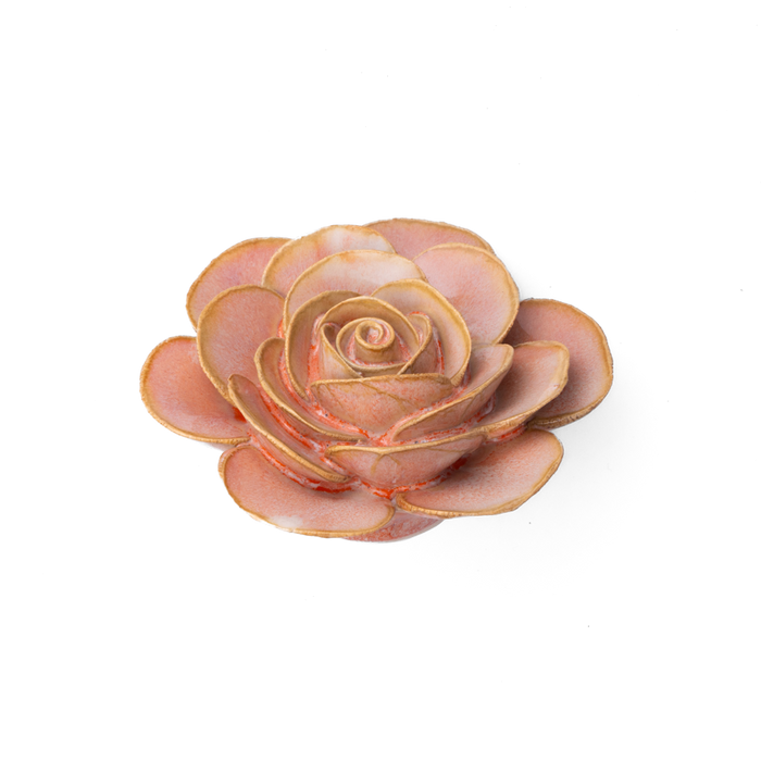 Chive France Ceramic Flower Pink Ranunculus