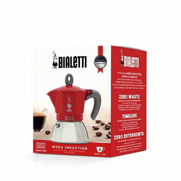 Bialetti Moka Induction - Red (6 Cup)
