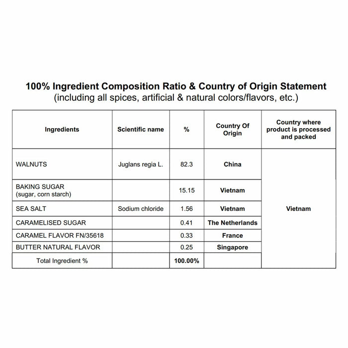 Snacking Walnuts Caramel Flavoured (600g)