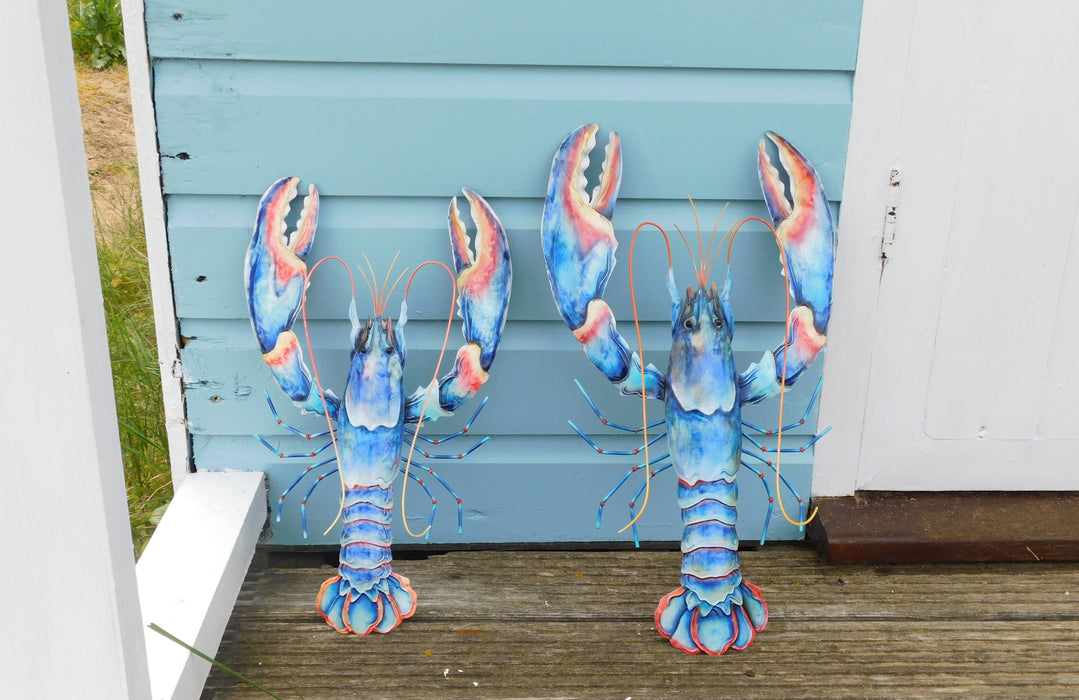 Shoeless Joe Blue Lobster Wall Art - Small