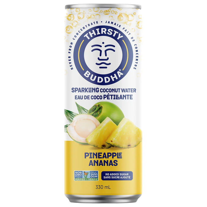Thirsty Buddha Sparkling Coconut Water (12x330ml)