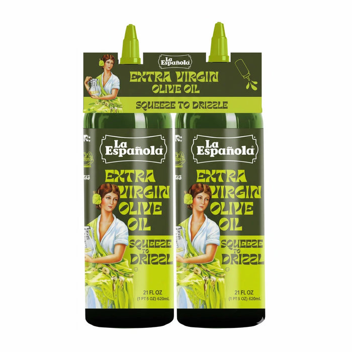 La Espanola Extra Virgin Olive Oil Squeezy Bottles (2x620ml)