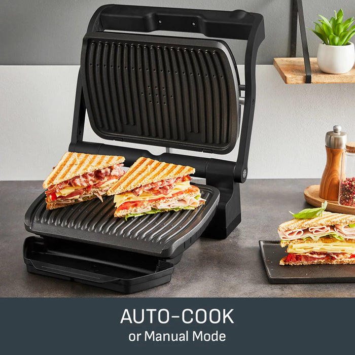 Tefal GC7178G1 OptiGrill+Health Grill in Black