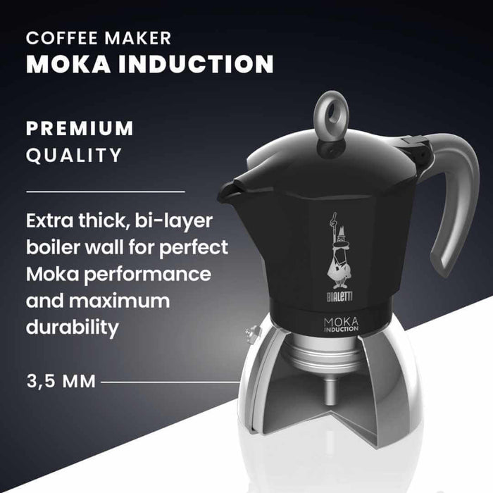 Bialetti Moka Induction - Red (6 Cup)