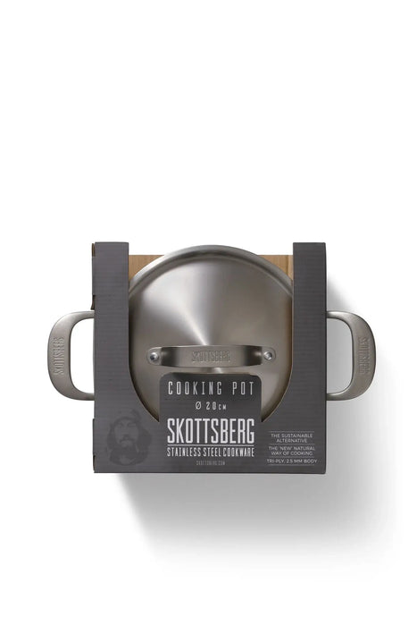Skottsberg Stainless Steel Cooking pot with Lid (24cm)