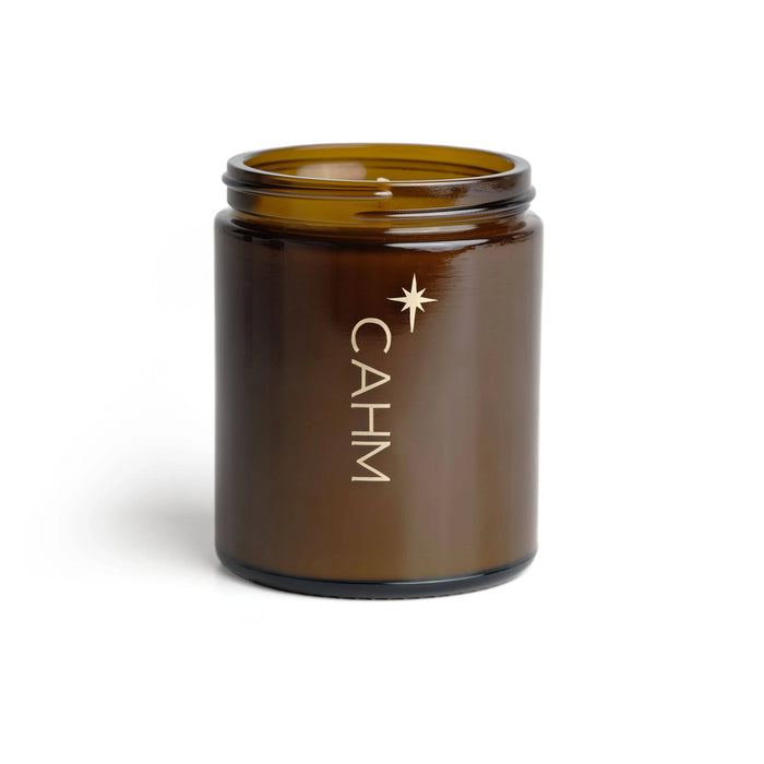 CAHM Spiced Orange Christmas Candle - Amber Jar