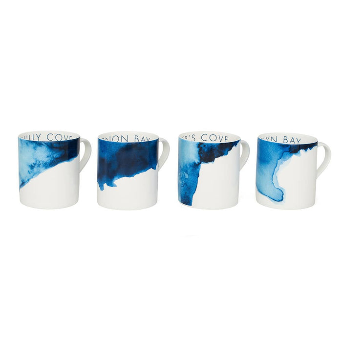 Rick Stein Pack Style 2 Bone China Mugs (Set of 4)