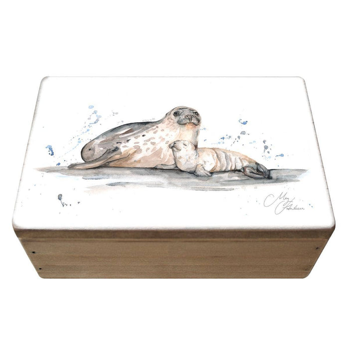 Meg Hawkins Seal Mother & Baby Box (15x10cm)
