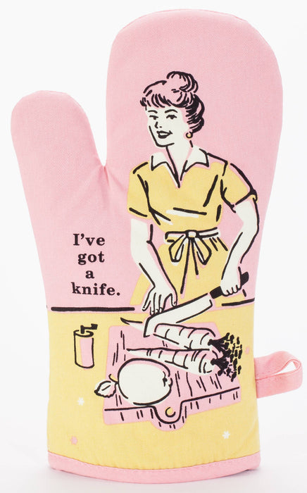 Incognito - Blue Q I've Got A Knife Oven Mitt