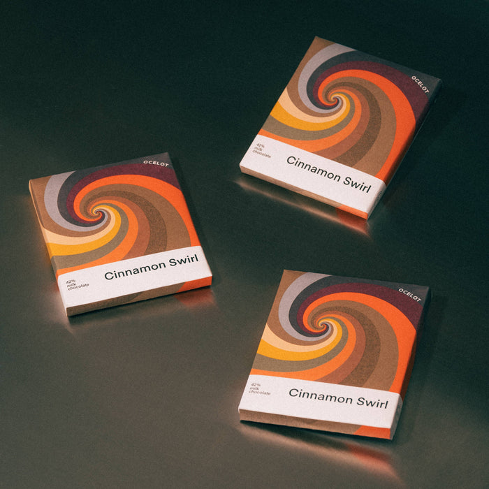 Ocelot Chocolate - Cinnamon Swirl Milk Chocolate Bar (70g)