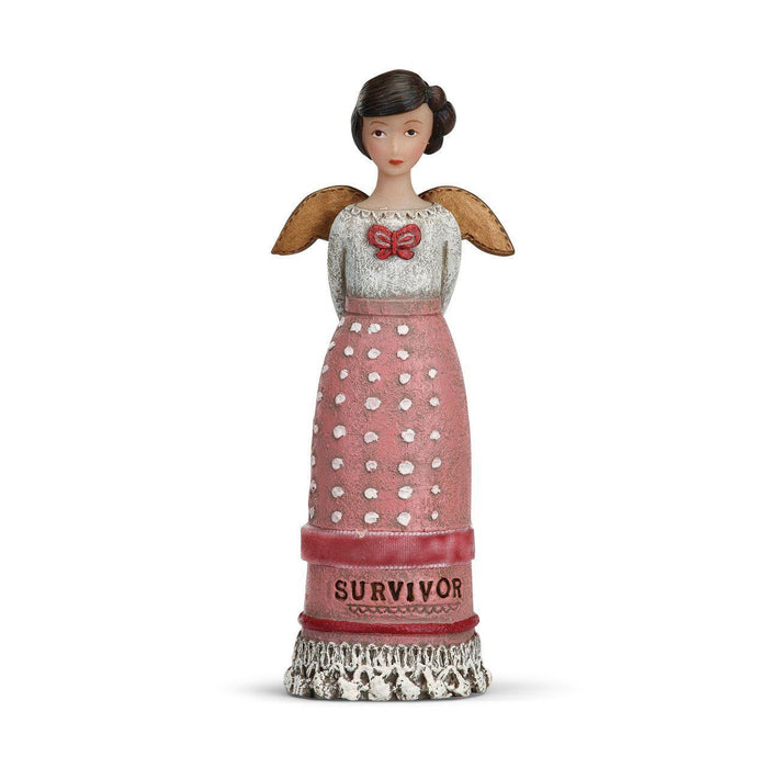 Kelly Rae Roberts Survivor Angel Figure, Resin, Multi-Colour (11cm)