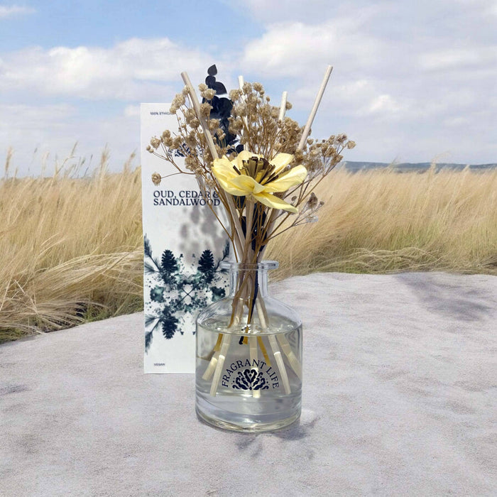 Fragrant Life Oud, Cedar & Sandalwood Bouquet Diffuser (200ml)