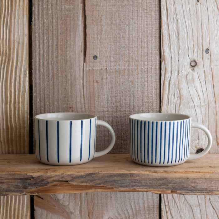 Kindred Yarrow Mug - Brushed Indigo Blue - Medium (Set of 2)