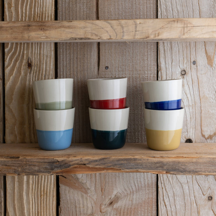 Kindred Rue Beaker - Mixed Colours - Small (Set of 6)
