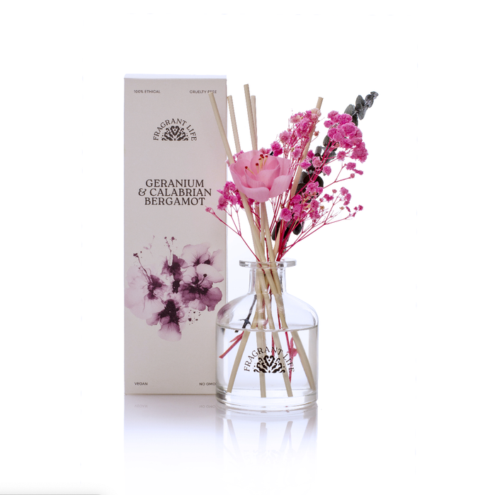 Fragrant Life Geranium & Calabrian Bergamot Bouquet Diffuser (200ml)
