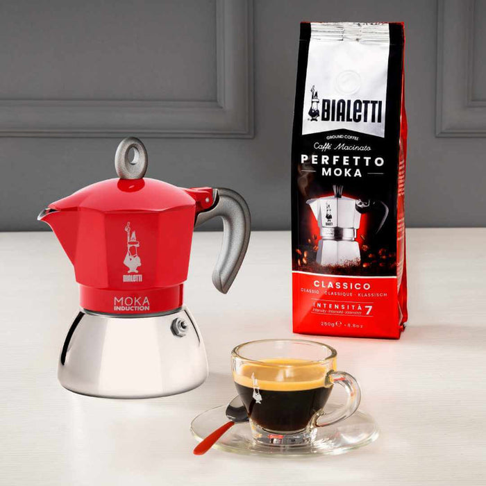 Bialetti Moka Induction - Red (6 Cup)