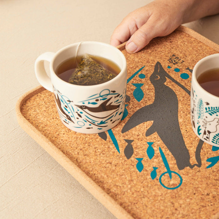 Liga Stoneware Mug - Swimming Penguins