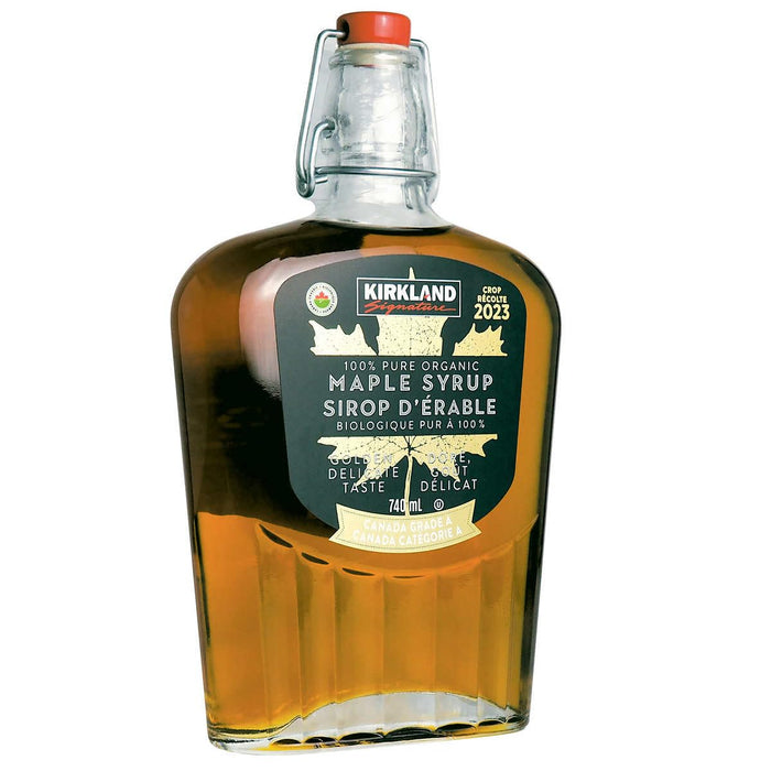 Kirkland Signature 100% Pure Organic Maple Syrup (740ml)