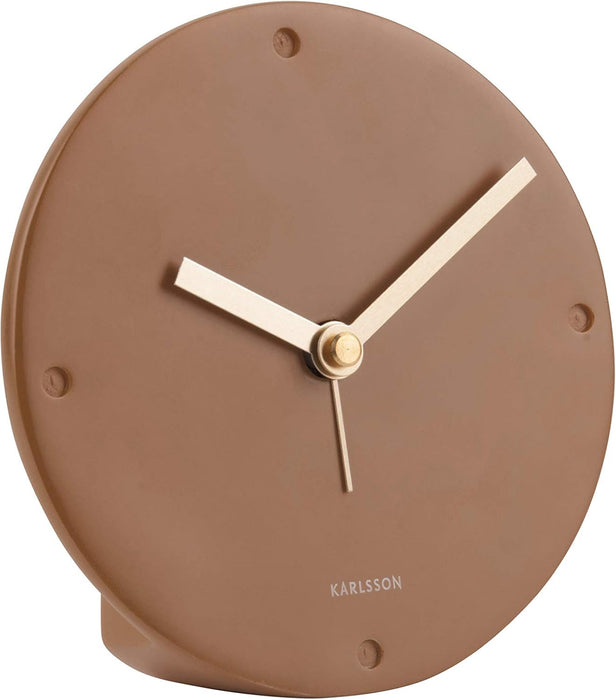 Karlsson Mantel Alarm clock - Caramel Brown