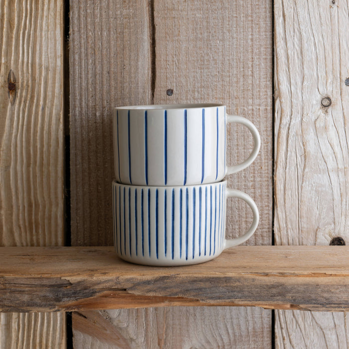 Kindred Yarrow Mug - Brushed Indigo Blue - Large (Set of 2)