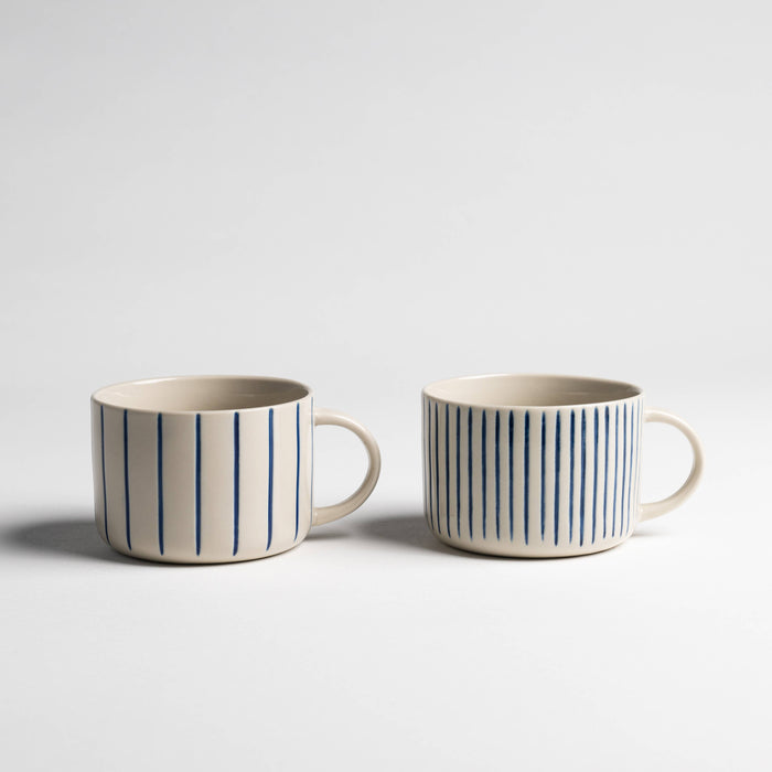 Kindred Yarrow Mug - Brushed Indigo Blue - Large (Set of 2)