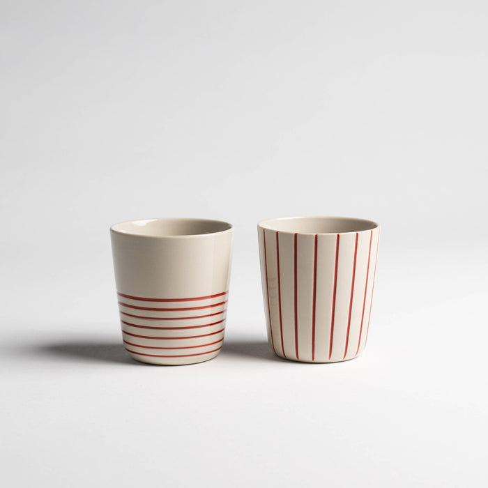 Kindred Sorrel Beaker - Brushed Earth Red - Large (Set of 2)