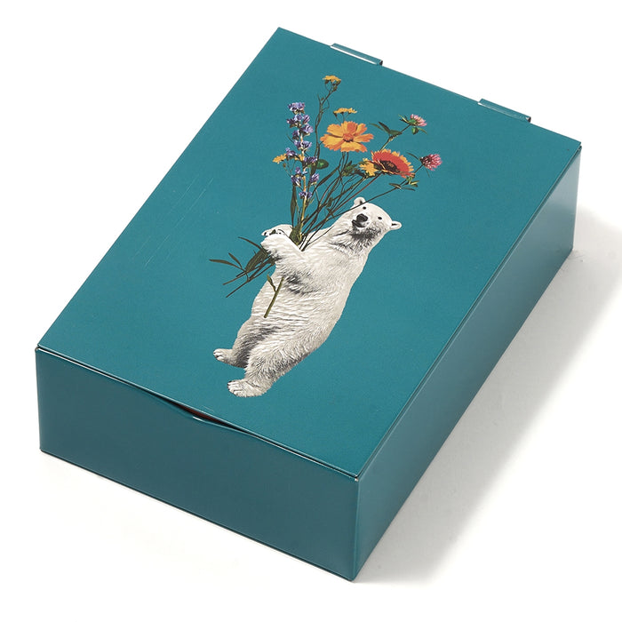 Gangzai Design Rectangular Metal Box Ernest catchall