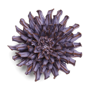 Chive - Violet Blue Fleur De Lis Mum Table Decoration Boho Ceramic Flower