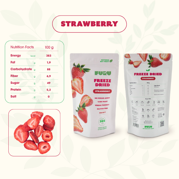 FURU Natural Strawberry Crisps (25g)