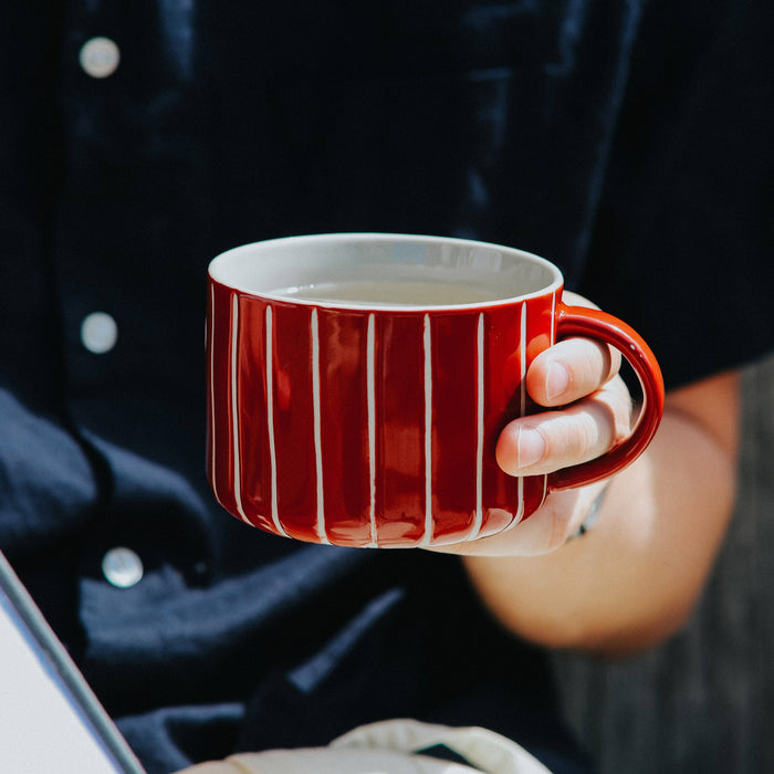 Kindred Vervain Mug - Earth Red - Large (Set of 2)
