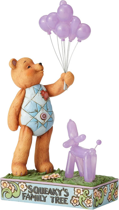 Jim Shore Button and Squeaky Balloon Animal Family Tree Figurine